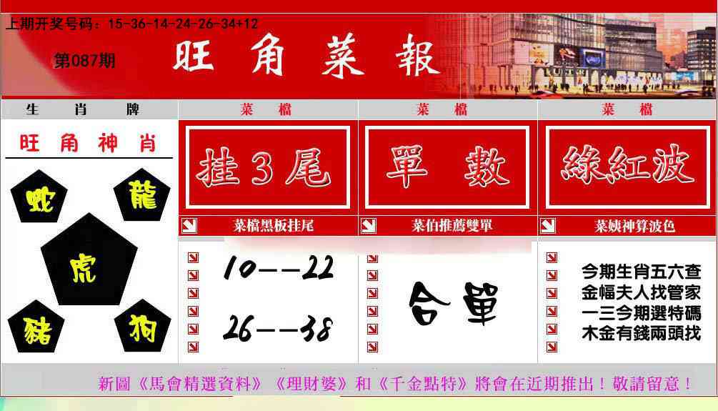 087期旺角菜报[图]