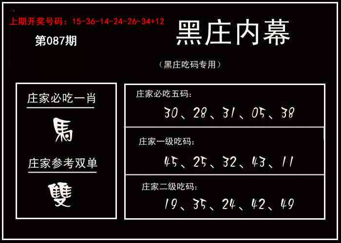 087期黑庄内幕[图]