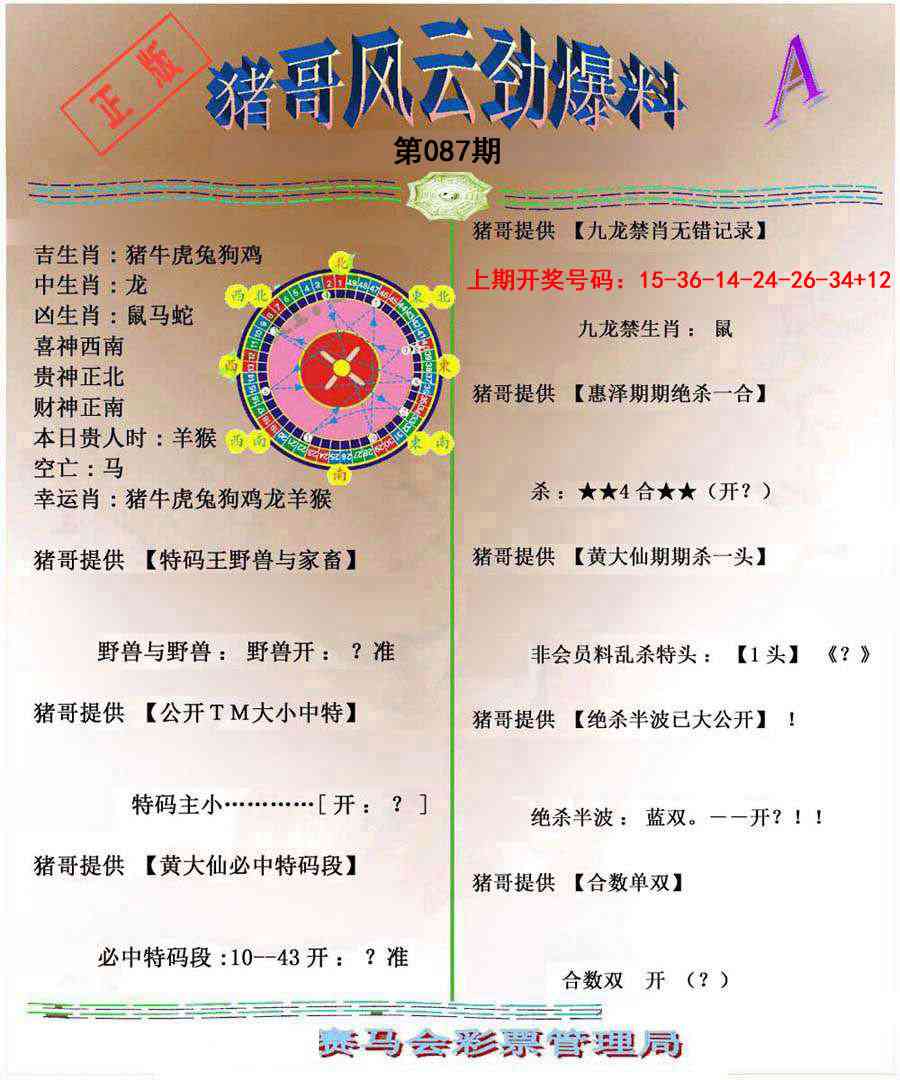 087期猪哥风云劲爆料A[图]