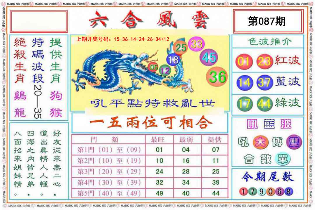 087期六合风云[图]